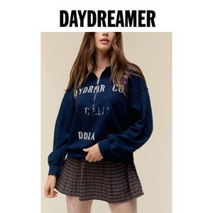 Daydreamer Doodles Half Zip Sweatshirt